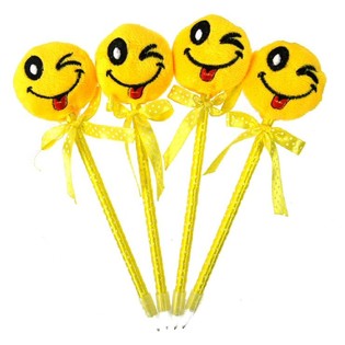 Плюшена химикалка Smiley (12 бр.)
