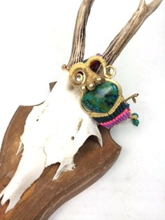 Гривна GREENSTONE Жълта HANDMADE ORIGINALS (1 бр.)