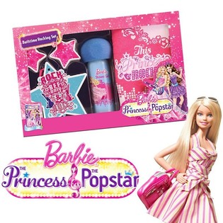 BARBIE PRINCESS & POPSTAR КОМПЛЕКТ ЗА БАНЯ (6 бр.)