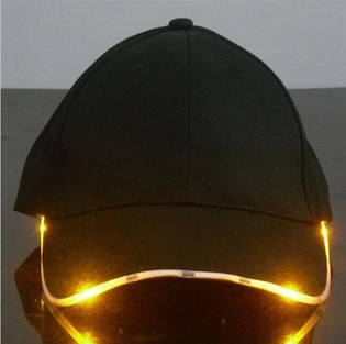 СВЕТЕЩА LED ШАПКА / PARTY CAPS - ЦВЯТ: ОРАНЖЕВ (12 бр.)