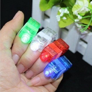 LED СВЕТЛИНИ ЗА ПРЪСТИ 4 ЧАСТИ (12 бр.)