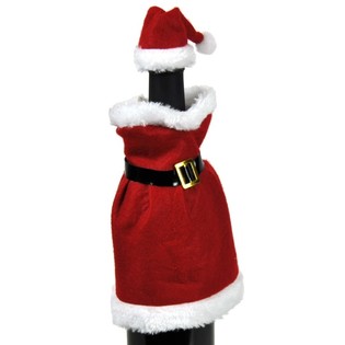 КОЛЕДНА РОКЛЯ ЗА БУТИЛКА ВИНО (12 бр.)
