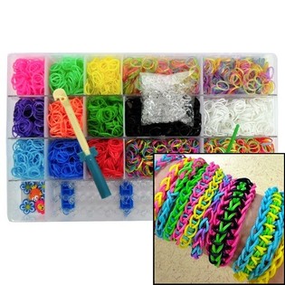 Голям XXL Комплект за Начинаещи с Ластици Loom (6 бр.)