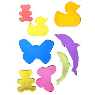 Декоративни Гел Стикери Jelly Gems 22x12 см (24 бр.)