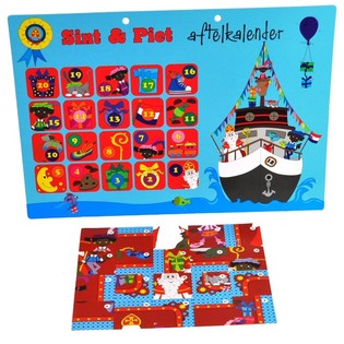 Календар за обратно броене Sinterklaas & Piet - Модел 2 (9 бр.)