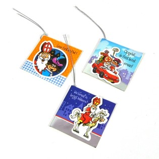Коледни Етикети за Подаръци Sinterklaas (Комплект 12 бр.)