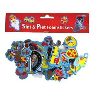 60 бр. Стикер от Пяна Sinterklaas & Piet (3 комплекта)