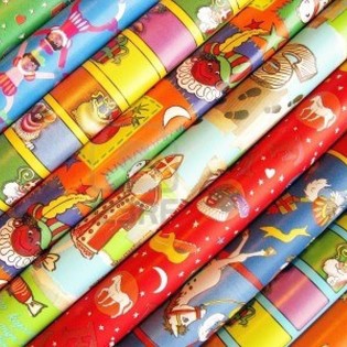 Ролки Хартия за Опаковане Свети Николай Sinterklaas 250 x 50 см (5 бр.)