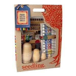 Творчески комплект Seedling - Нарисувай свои собствени матриошки