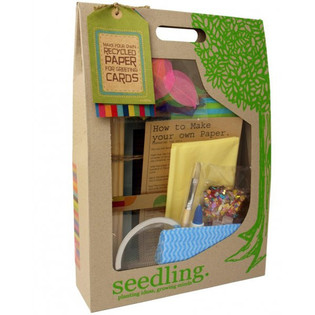Творчески комплект SEEDLING - Направете свои поздравителни картички от рециклирана хартия