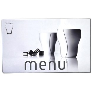 MENU - ТЕРМО ЧАША BLACK CONTOUR СРЕДНА 320 ML, СЕТ ОТ 2 ЧАСТИ