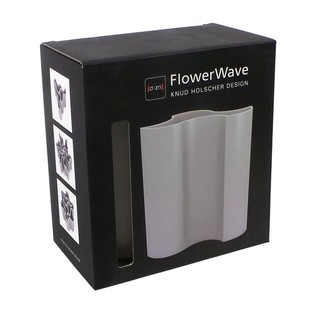 D-ZN - Ваза за Цветя FLOWERWAVE - Бяла (1 бр.)