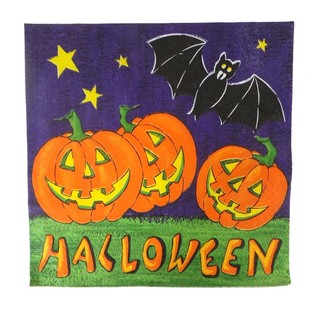 Комплект от 20 бр. Сервиети - Модел: Halloween (6 компл.)