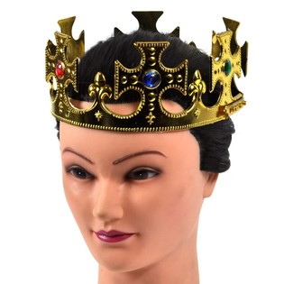 Златна кралска корона - модел кръст (12 бр.)