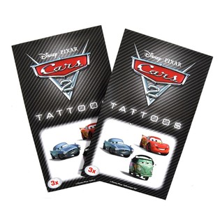 Комплект от 3 детски татуировки Disney Cars 2 (50 бр.)