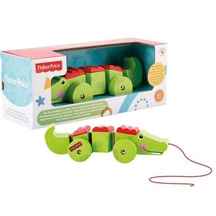 Fisher-Price Моят Първен Дървен Крокодил с Движение (2 бр.)