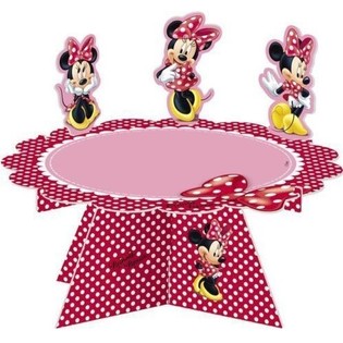 DISNEY MINNIE MOUSE ПОСТАВКА ЗА ТОРТА (2 бр.)