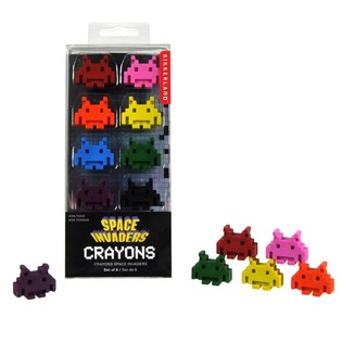8 БРОЯ ПАСТЕЛИ SPACE INVADERS В КУТИЯ (12 бр.)