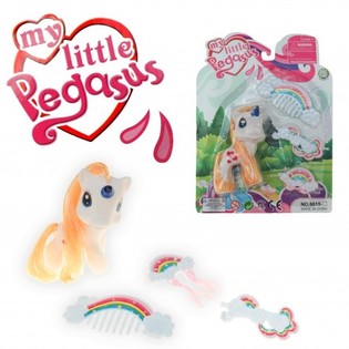 Еднорог MY LITTLE PEGASUS на карта (24 бр.)