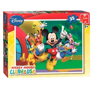 Jumbo Disney Mickey Mouse Clubhouse Скачане Пъзел 35 Части (3 бр.)