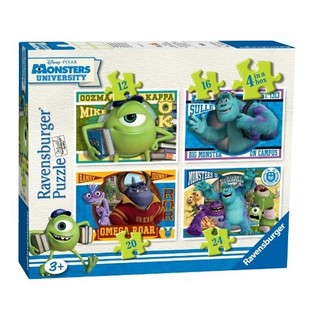 ПЪЗЕЛИ DISNEY PIXAR УНИВЕРСИТЕТ ЗА ТАЛ&Alpha;&Sigma;И 4-В-1 (6 бр.)