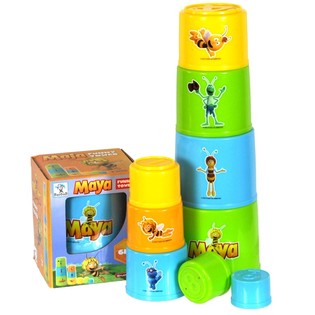 ПЧЕЛИЧКАТА МАЯ КУЛА ОТ КУБЧЕТА FUNNY TOWER (6 бр.)