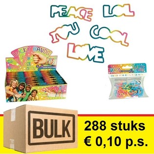 ***ОПТОВА ОФЕРТА*** LUCKY BANDS ГРИВНИ ЗА ДЕЦА - МОДЕЛ: ДУМИ (288 бр.)