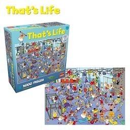 Пъзел That&rsquo;s Life - Фитнесът, 1000 части (1 бр.)