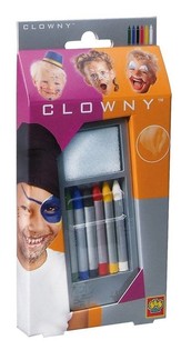 Моливи за Рисуване на Лице SES Clowny (6 цвята) (1 бр.)