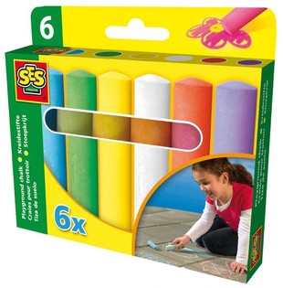 SES Тебешири за асфалт 6 броя (1 бр.)