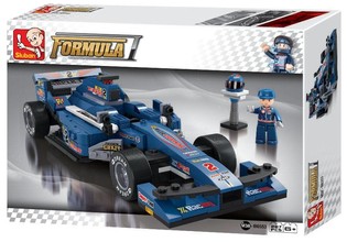 Sluban Синя състезателна кола F1 M38-B0353 (1 бр.)