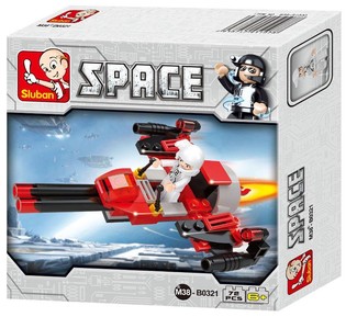 Космически бомбардировач Sluban Space Bomber M38-B0321 (1 бр.)