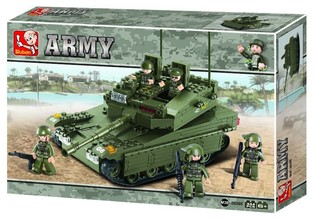 Военен танк Sluban Army M38-B0305 Конструктор (1 бр.)