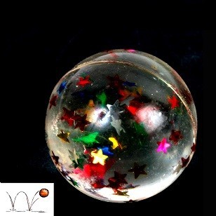 ПОДСКАЧАЩИ ТОПЧЕТА СЪС ЗВЕЗДИ - &Oslash; 3 CM (48 бр.)