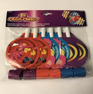 6 броя MEGA MINDY Парти свирки (6 бр.)