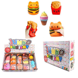 JUMBO Squishies в Дисплей (12 бр.) - Ароматизирани Антистрес