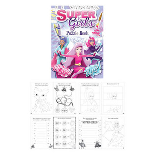 КНИЖКА С ПЪЗЕЛИ SUPER GIRLS (48 бр.)