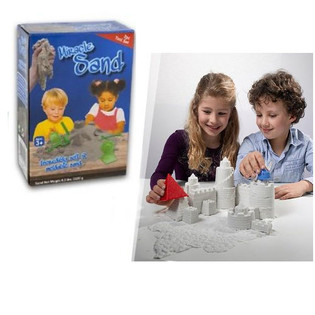 СУПЕР ЕВТИНО | Кинетичен пясък Miracle Sand + 2 Формички (24 бр.)