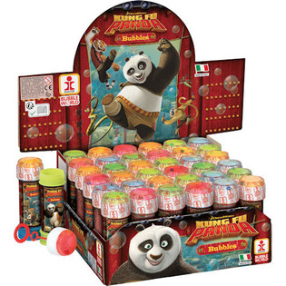САПУНЕНИ МЕХУРЧЕТА KUNG FU PANDA, 60ML В ДИСПЛЕЙ (36 бр.)