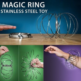 Магически пръстени / Flow Rings - Kinetic 3D - СРЕБРО | НА КАРТА (12 бр.)
