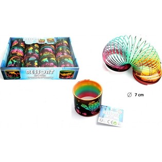 Големи Спирали Slinky Морски Животни &Oslash;7cm в Дисплей (12 бр.)