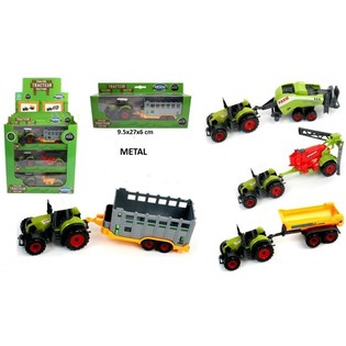 КОМПЛЕКТ ТРАКТОРИ DIE CAST В ДИСПЛЕЙ (12 бр.)