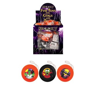 HALLOWEEN - ЙО-ЙО ЗА ПОДАРЪЦИ Ø 3,8 CM В ДИСПЛЕЙ (72 бр.)