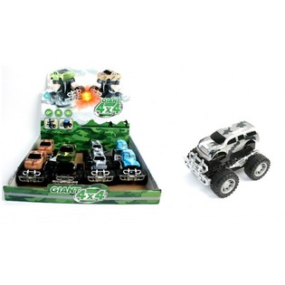 Големи Monster Cars с Фрикция в Дисплей (12 бр.)