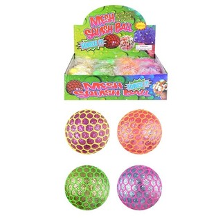 СВЕТЕЩА SQUISHY ТОПКА &ndash; ЯРКИ ЦВЕТОВЕ (12 бр.)