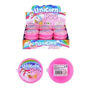 Блестящ Слайм Еднорог | Unicorn Glitter Slime (24 бр.)