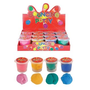 Скачащ пластелин Bouncing Putty в дисплей (12 бр.)