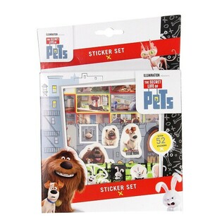 Комплект стикери SECRET LIFE OF PETS 52 части (12 бр.)