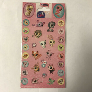 Стикери Little PetShop, 20 x 10 см. (10 бр.)