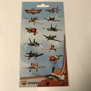Лист със стикери: DISNEY PLANES, Разм. 20 x 10 см (10 бр.)